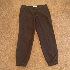 Loft silk joggers in gray